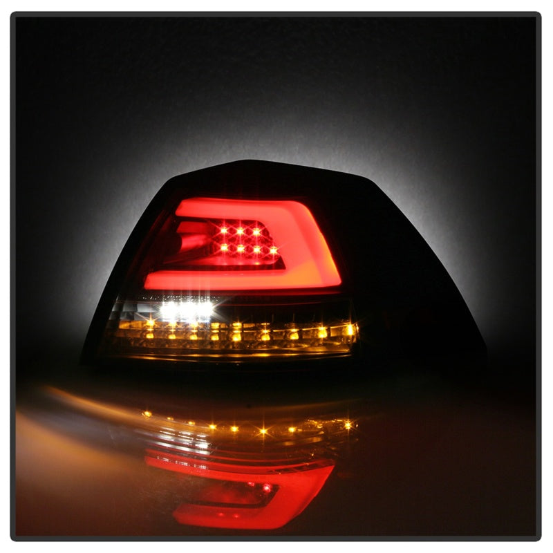 Spyder 08-09 Pontiac G8 Version 2 Light Bar LED Tail Lights - Black - ALT-YD-PG808V2-LB-BK SPYDER