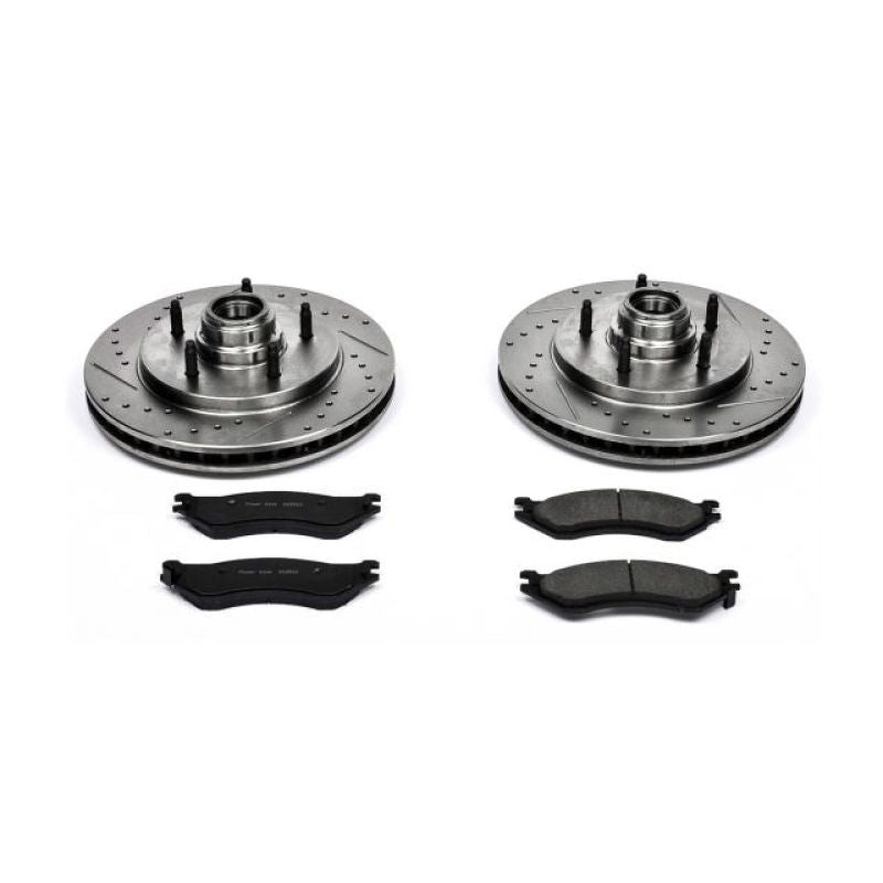 Power Stop 97-00 Ford Expedition Front Z23 Evolution Sport Brake Kit PowerStop