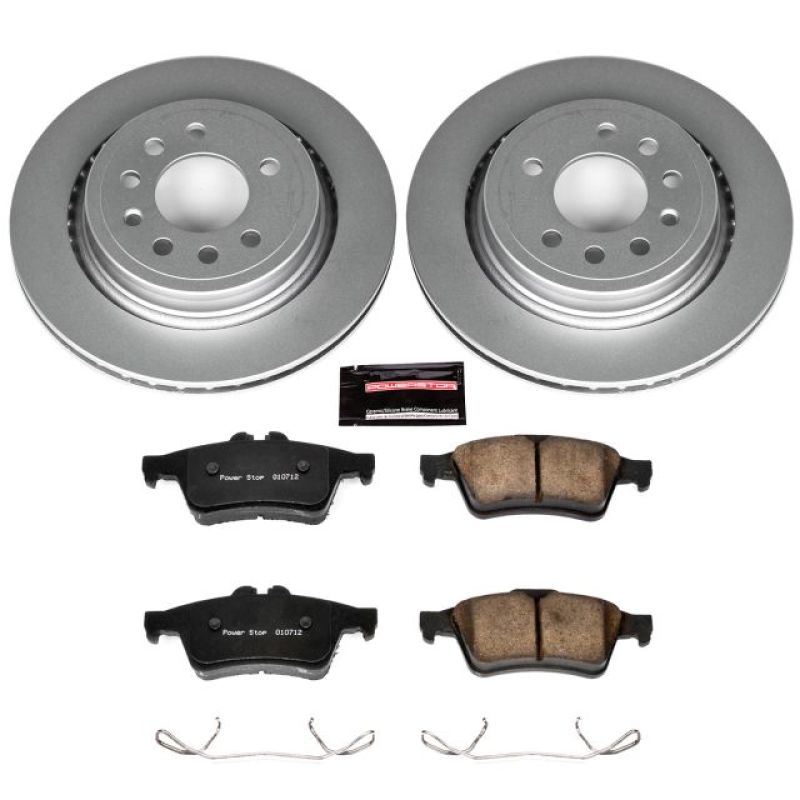 Power Stop 08-11 Saab 9-3 Rear Z23 Evolution Sport Coated Brake Kit PowerStop