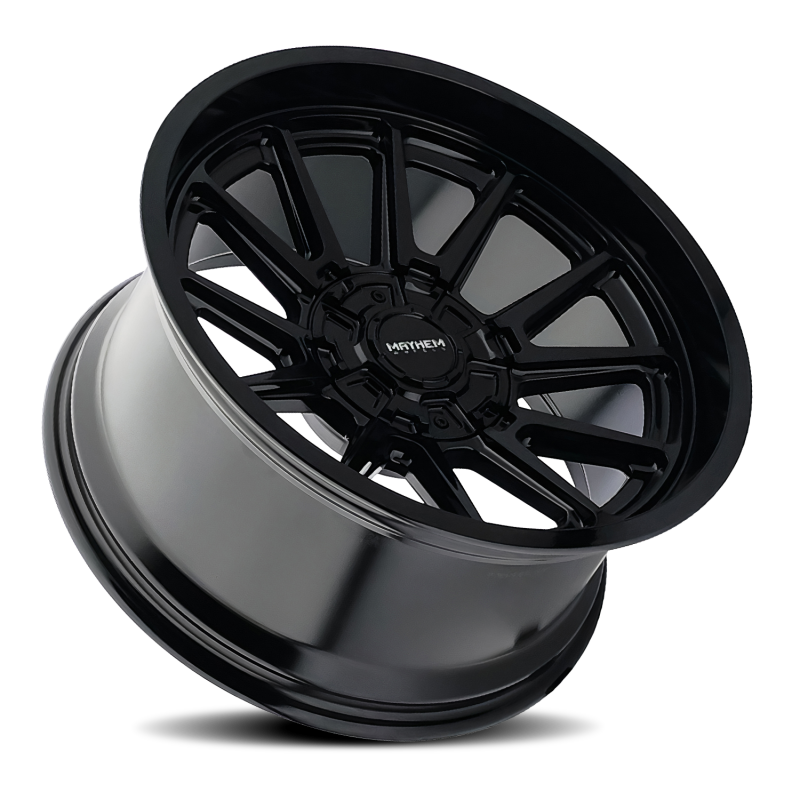 Mayhem 8116 Intrepid 20x9 / 8x165.1 BP / 0mm Offset / 125.2mm Hub Gloss Black Wheel