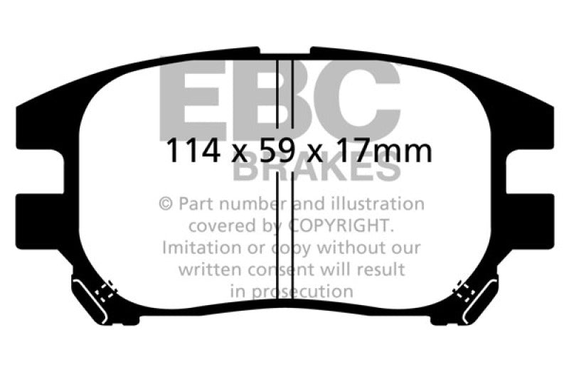 EBC GreenStuff Front Brake Pads - DP61658