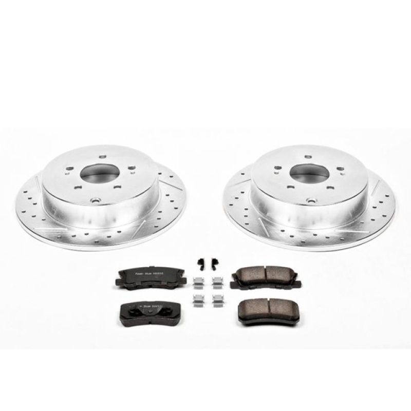 Power Stop 04-11 Mitsubishi Endeavor Rear Z23 Evolution Sport Brake Kit PowerStop