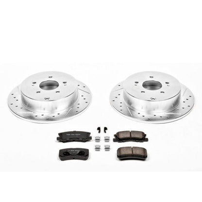 Power Stop 04-11 Mitsubishi Endeavor Rear Z23 Evolution Sport Brake Kit PowerStop