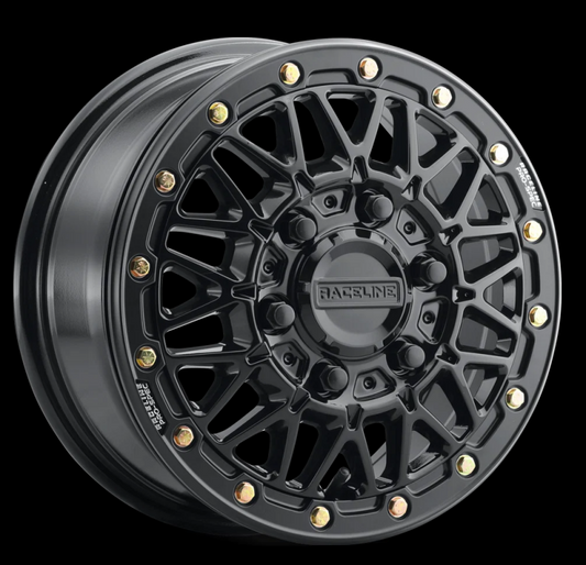 Raceline A15 Omega 15x7in / 6x139.7 BP / 38mm Offset / 78.1mm Bore - Gloss Black