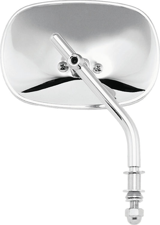 Bikers Choice 65-Up Chrome Stamped Steel Mirror Replaces H-D 91869-83T - 490738
