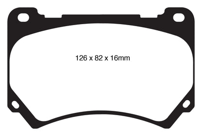EBC RedStuff Front Brake Pads - DP31849C EBC