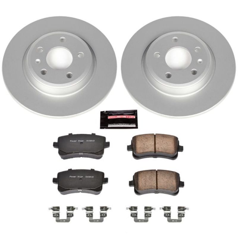 Power Stop 09-16 Audi A4 Rear Z23 Evolution Sport Coated Brake Kit PowerStop