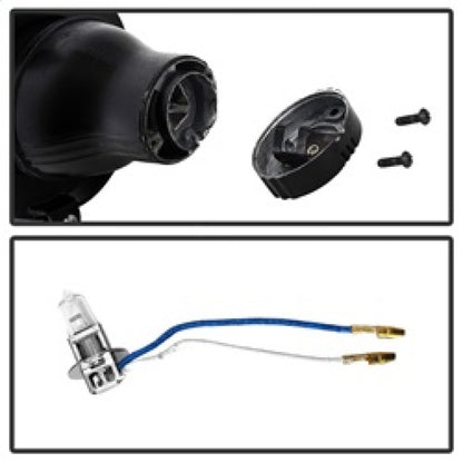 Spyder GMC Acadia 2013-2015 OEM Fog Light W/Universal Switch- Clear FL-GAC2013-C SPYDER