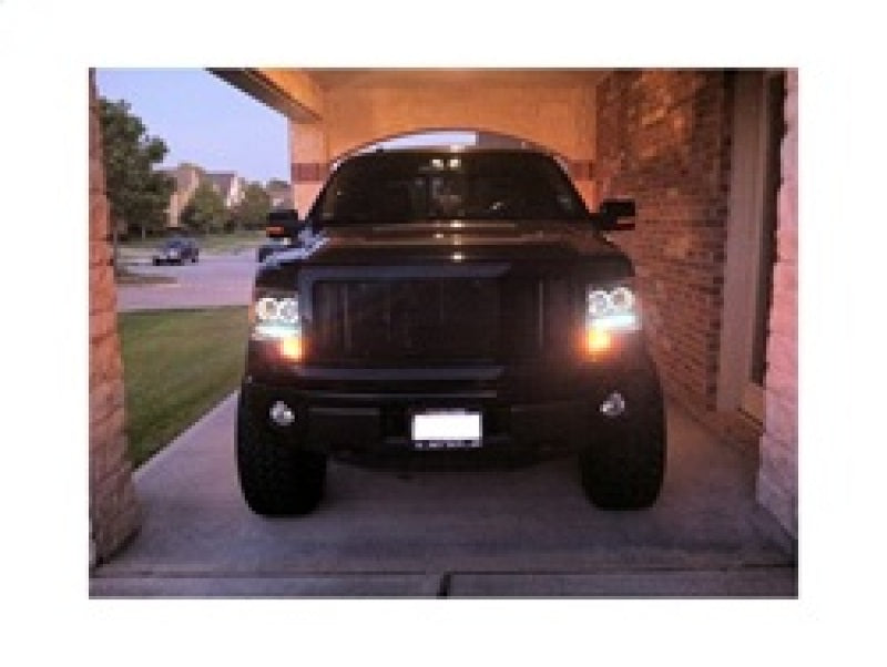 Spyder Ford F150 09-14 Projector Headlights Halogen Model- LED Halo LED Chrm PRO-YD-FF15009-HL-C SPYDER