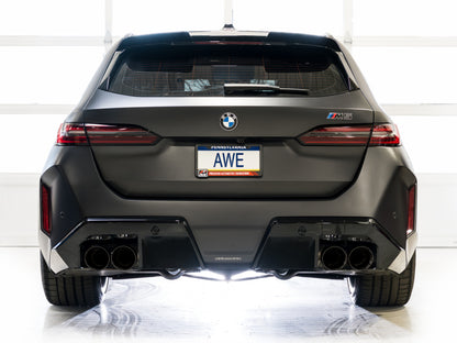 AWE BMW G90/G99 M5 Touring Edition Catback Exhaust - Diamond Black Tips