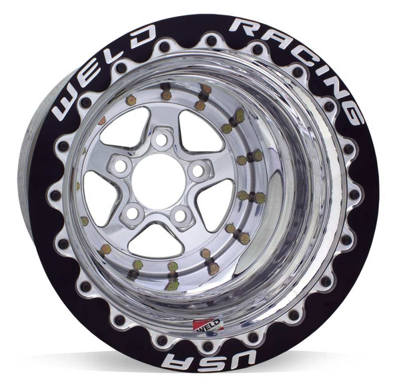 Weld Alumastar 2.0 15x10 / 5x4.75 BP / 5in. BS Polished Wheel - Non-Beadlock