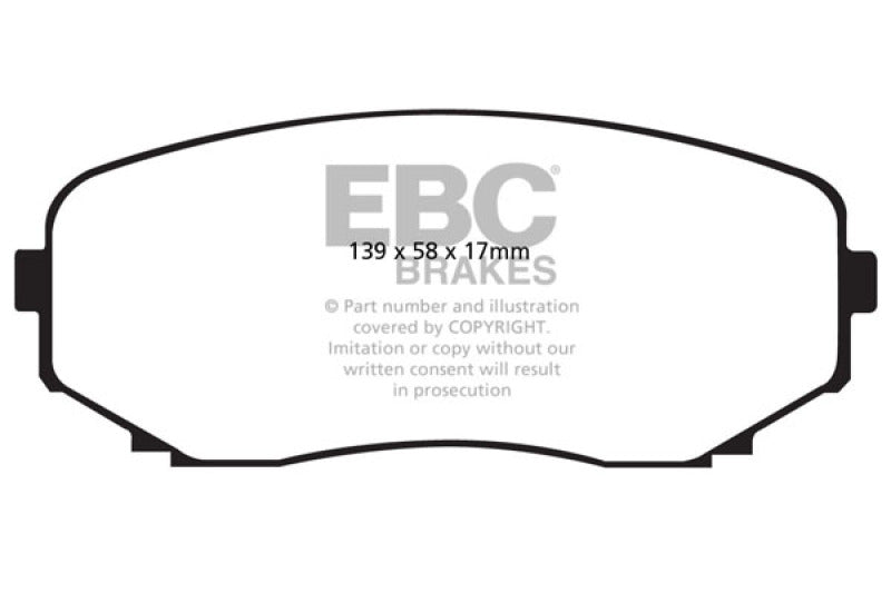 EBC Extra Duty Front Brake Pads - ED91794 EBC