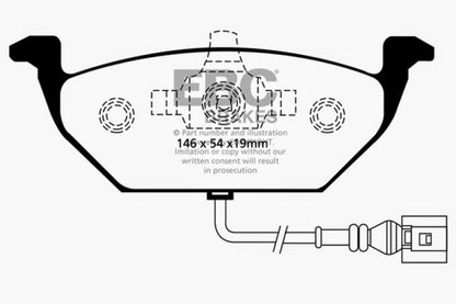 EBC RedStuff Front Brake Pads - DP31329C EBC