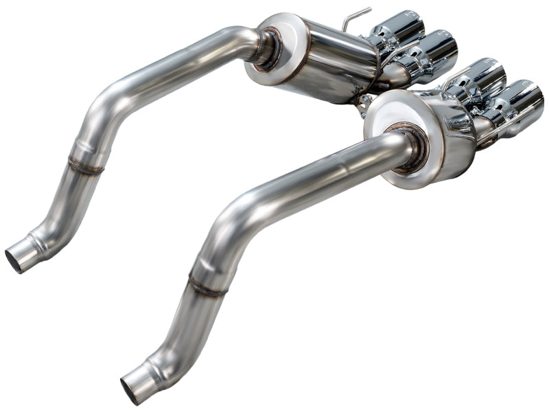 AWE Tuning 05-07 C6 Chevrolet Corvette 6.0L Touring Edition Axleback Exhaust w/ Chrome Silver Tips
