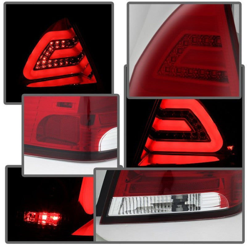 Spyder Chevy Impala 2006-2013 LED Tail Lights Red Clear ALT-YD-CHIP06-LED-RC SPYDER