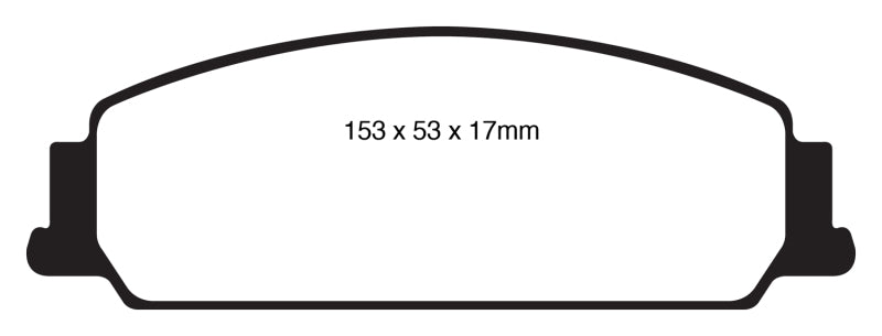 EBC BlueStuff Front Brake Pads - DP51833NDX EBC
