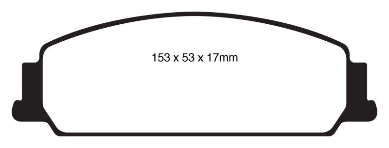 EBC BlueStuff Front Brake Pads - DP51833NDX