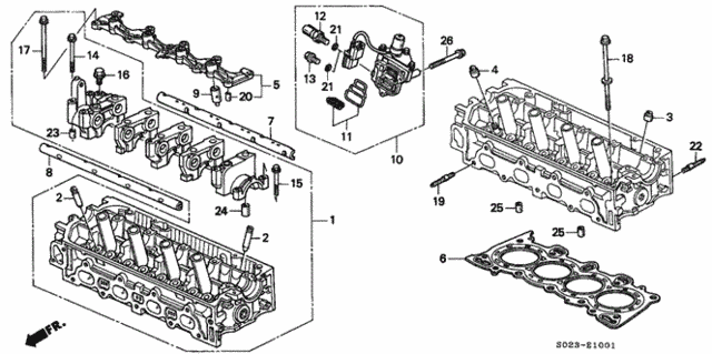 OEM Honda VTEC Solenoid Gasket Civic 1996-2005 (36172-P08-015) + (15825-P2M-005)