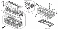 Load image into Gallery viewer, OEM Honda VTEC Solenoid Gasket Civic 1996-2005 (36172-P08-015) + (15825-P2M-005)