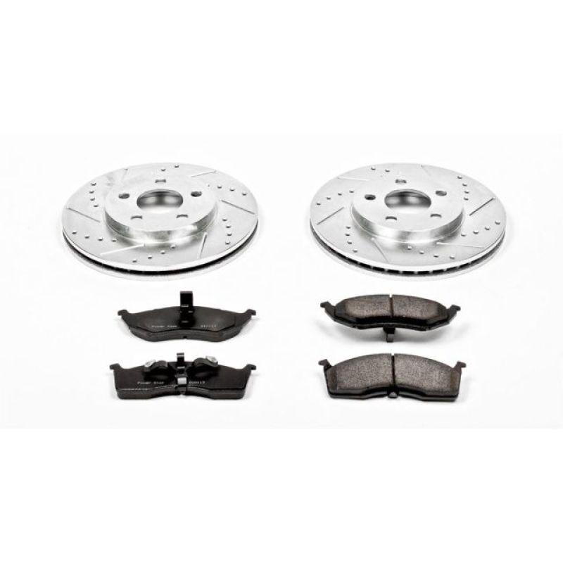 Power Stop 00-05 Dodge Neon Front & Rear Z17 Evolution Geomet Coated Brake Kit