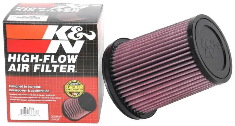 K&N Filter Universal Rubber Filter 4in Flg 6 17/32in OD 8 21/32in H K&N Engineering