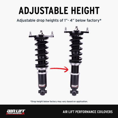 Air Lift Performance Coilover Kit 89-00 Lexus LS400 - 79016