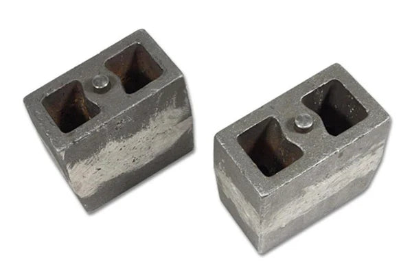Tuff Country 5.5" Cast Iron Lift Blocks – 3" Wide / Tapered (Pair) (79056)