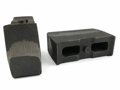 Tuff Country Rear 4" Cast Iron Lift Blocks – 2001–2010 Chevy Silverado 2500HD/3500HD & GMC Sierra 2500HD/3500HD 4WD (Pair) (79059)