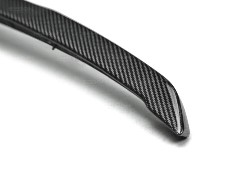 Seibon OEM-style carbon fiber rear spoiler for 2015-2021 Subaru WRX/STi - RS15SBIMP-OE