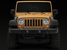 Load image into Gallery viewer, Raxiom 07-18 Jeep Wrangler JK Axial 7-In LED Headlights w/ DRL Turn Signals- Blk Housing (Clear)