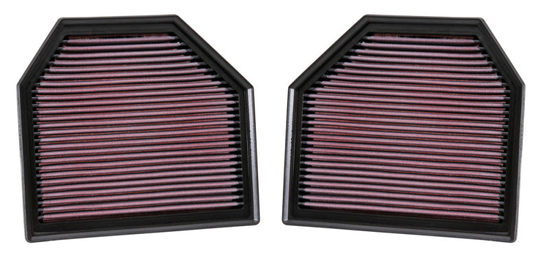 K&N Replacement Air Filter for 11-14 BMW M5/M6 4.4L V8 / 2015 M4/M3 3.0L I6  (2 per box) K&N Engineering