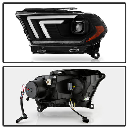 Spyder Dodge Durango 11-13 Halogen Model Only Projector Headlights - Black PRO-YD-DDU11SI-BK SPYDER