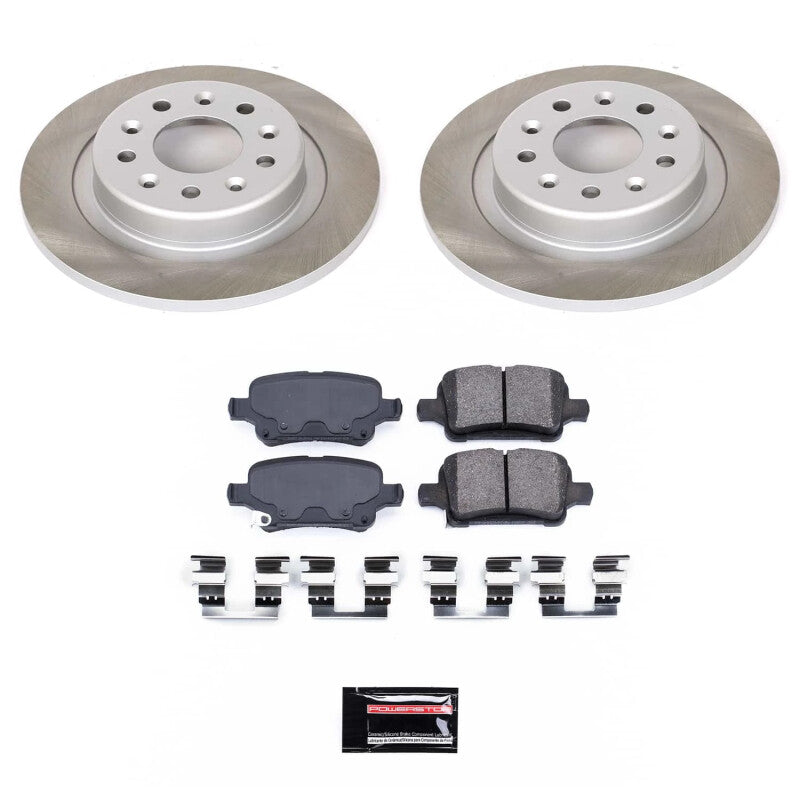 Power Stop 18-20 GMC Terrain Rear Semi-Coated Rotor Kit PowerStop