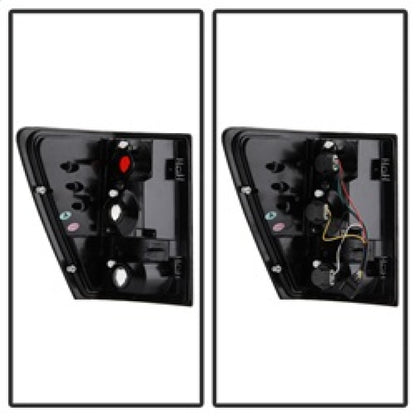 Spyder Jeep Grand Cherokee 05-06 Euro Style Tail Lights Black ALT-YD-JGC05-BK SPYDER