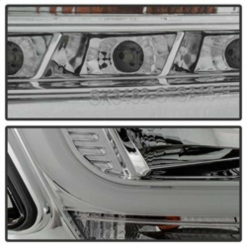 Spyder Chevy Tahoe / Suburban 2015 -2016 Projector Headlights - DRL LED - Chrome PRO-YD-CTA15-DRL-C SPYDER