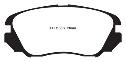 EBC GreenStuff Front Brake Pads - DP22013 EBC