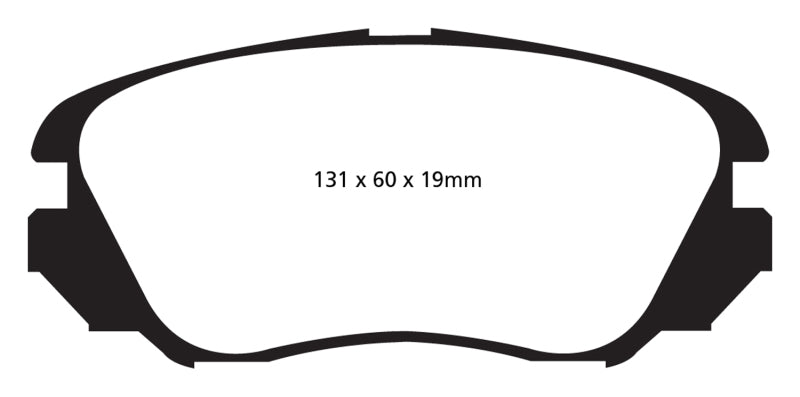 EBC GreenStuff Front Brake Pads - DP62013