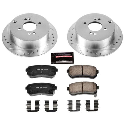 Power Stop 06-07 Hyundai Accent Rear Z23 Evolution Sport Brake Kit PowerStop