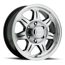 Load image into Gallery viewer, Raceline 870 Element 15x5in / 5x114.3 BP / -0.125mm Offset / 3.19mm Bore - Black &amp; Machined Wheel