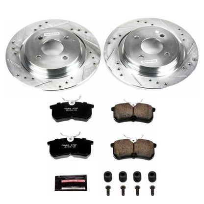 Power Stop 02-04 Ford Focus Rear Z23 Evolution Sport Brake Kit PowerStop