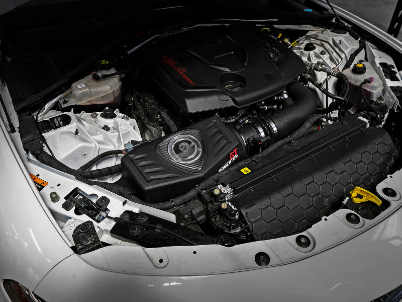 aFe POWER Momentum GT Pro Dry S Intake System 17-21 Alfa Romeo Giulia L4-2.0L (t) aFe