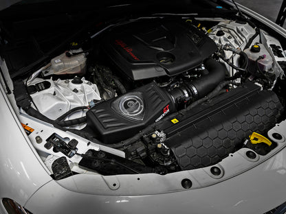 aFe POWER Momentum GT Pro Dry S Intake System 17-21 Alfa Romeo Giulia L4-2.0L (t) aFe