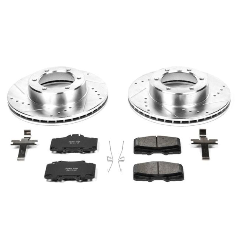 Power Stop 91-95 Toyota 4Runner Front Z23 Evolution Sport Brake Kit PowerStop