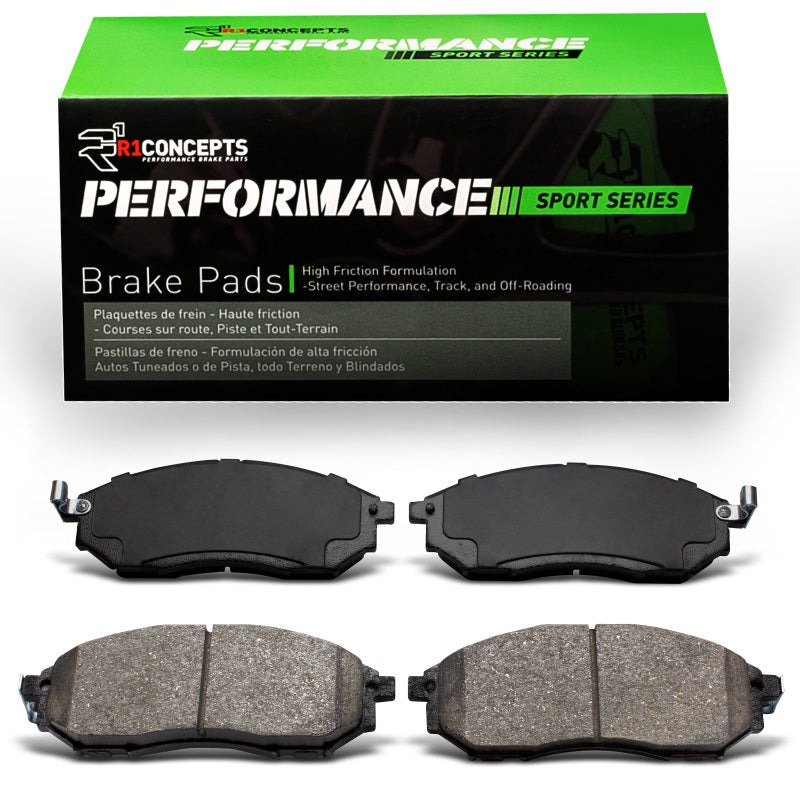 R1 Front Performance Brake Pads 2002-2020 Multi-Make Applications - 2115-0888-00