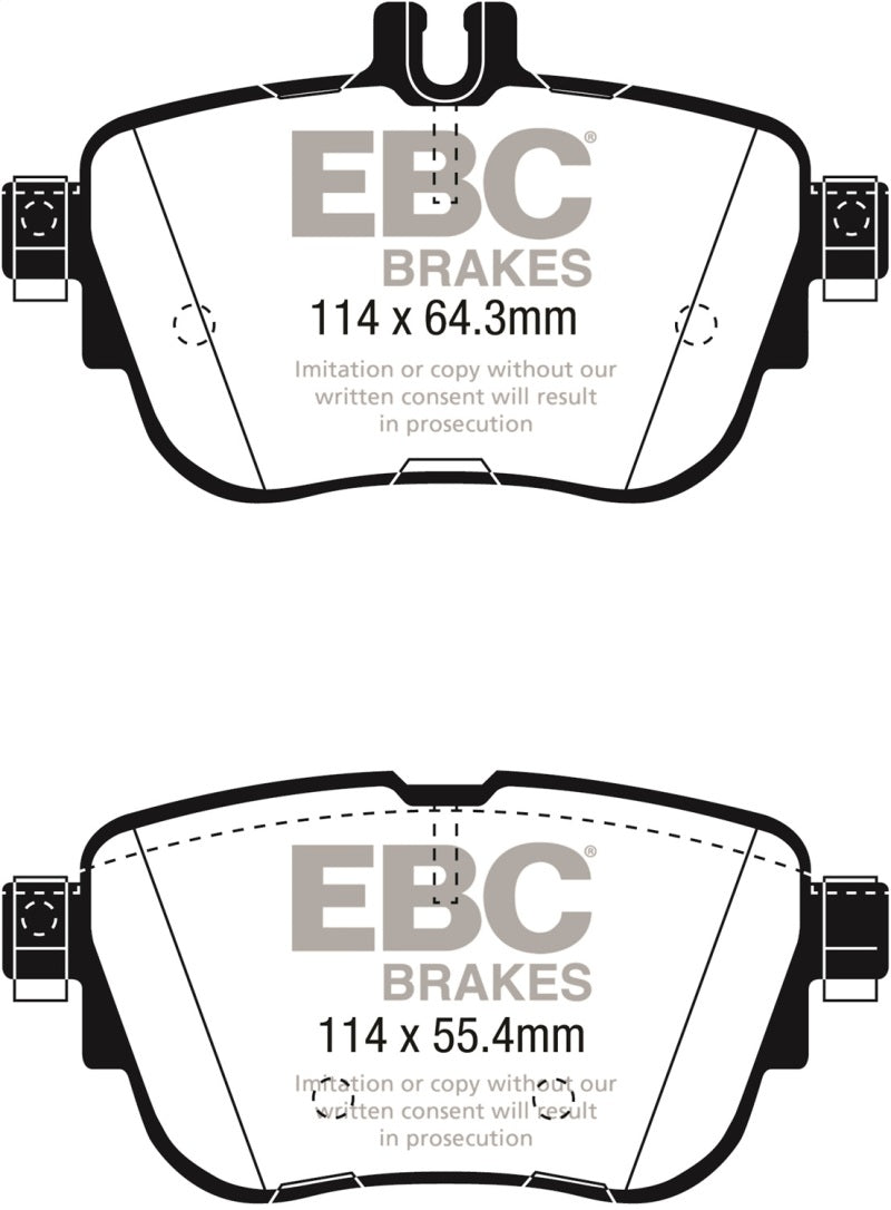 EBC RedStuff Rear Brake Pads - DP32297C EBC