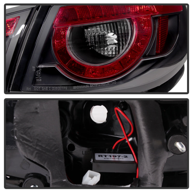 Spyder Chevy SS 2014-2016 LED Tail Lights Black ALT-YD-CVSS14-LED-BK SPYDER