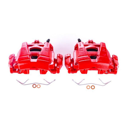 Power Stop 15-18 Audi Q3 Front Red Calipers w/Brackets - Pair PowerStop