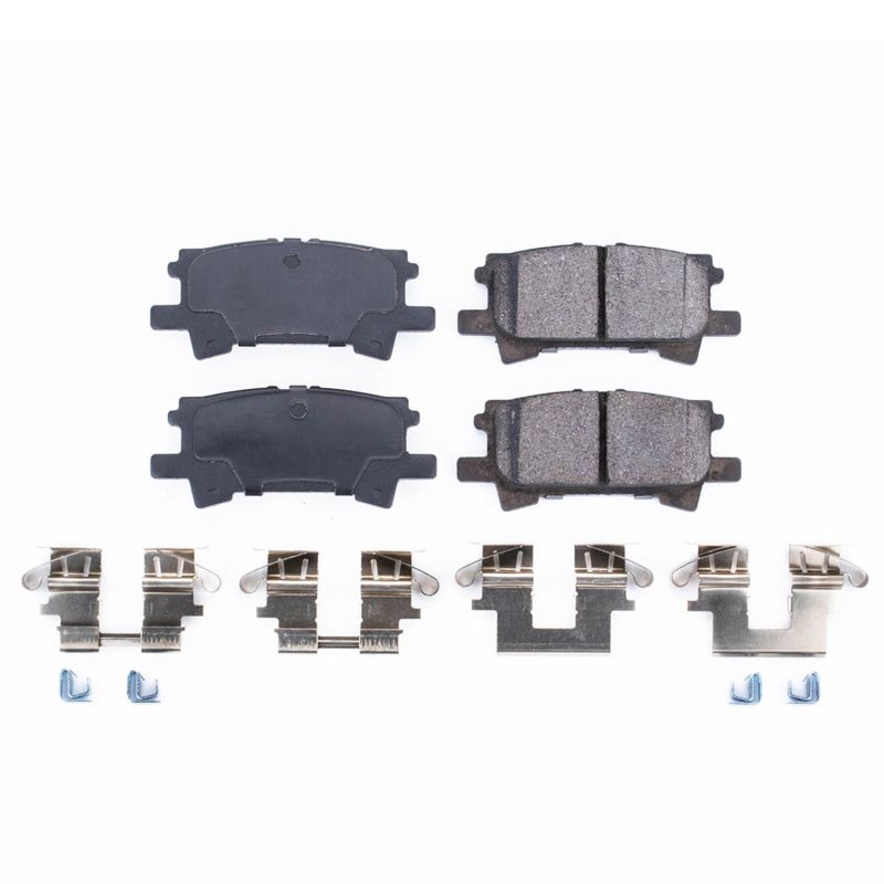 Power Stop 04-06 Lexus RX330 Rear Z17 Evolution Ceramic Brake Pads w/Hardware PowerStop