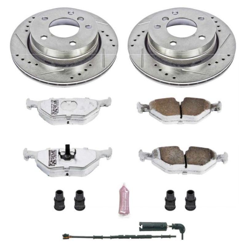 Power Stop 2000 BMW 323Ci Rear Z26 Street Warrior Brake Kit PowerStop