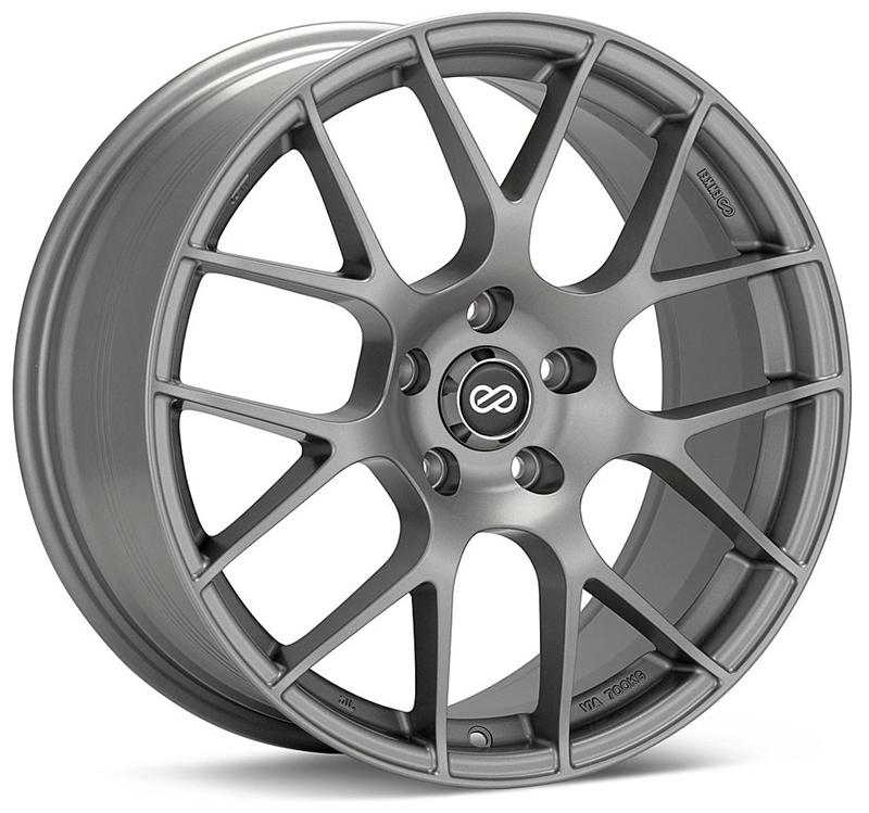 Enkei Raijin 18x9.5 35mm Inset 5x114.3 Bolt Pattern 72.6 Bore DiaTitanium Gray Wheel *SPECIAL ORDER*